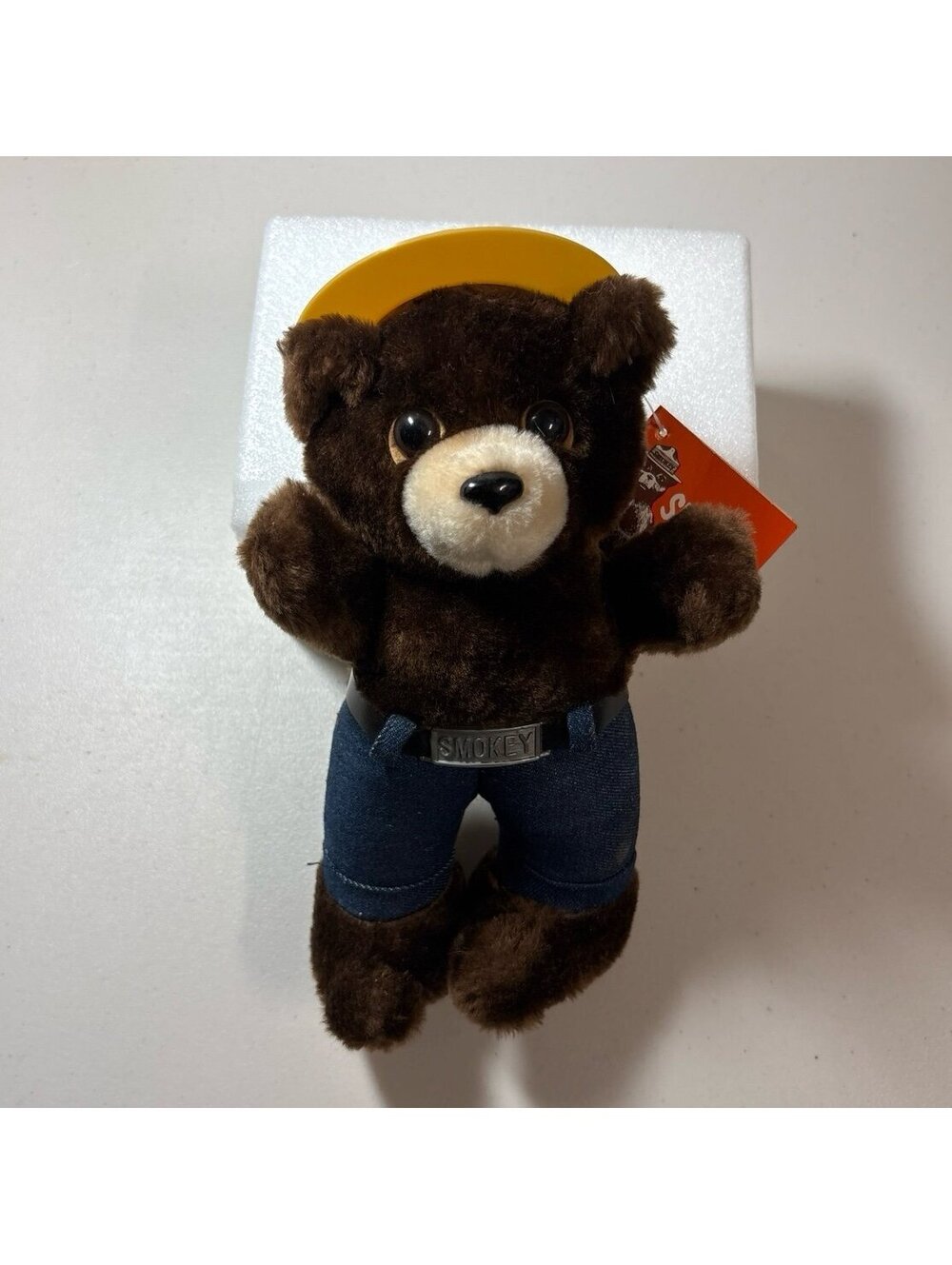 Vintage 10” Dakin Smokey Bear Plush #28-0015 With Tags Forest Fire Prevention